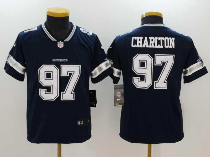 Youth Nike Dallas Cowboys #97 Taco Charlton Navy Vapor Untouchable Player Limited Jersey,We sell and wholesale Youth Nike Dallas Cowboys #97 Taco Charlton Navy Vapor Untouchable Player Limited Jersey on line form chian!